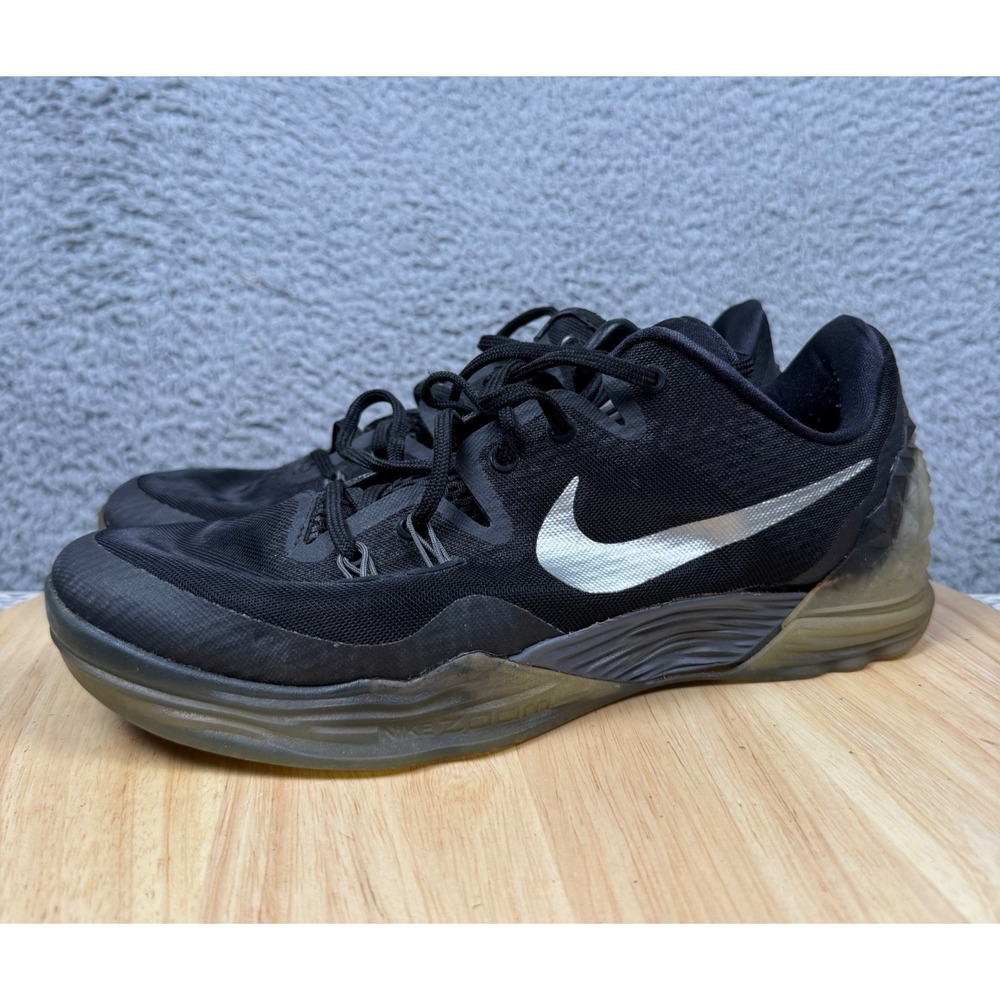 Nike Zoom Kobe Venomenon 5 Black 2015 Sneaker 749884-001 Mamba Men Size 9 *Flaws
